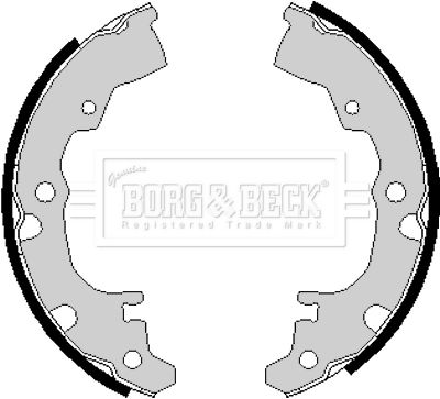 BORG & BECK Комплект тормозных колодок BBS6144